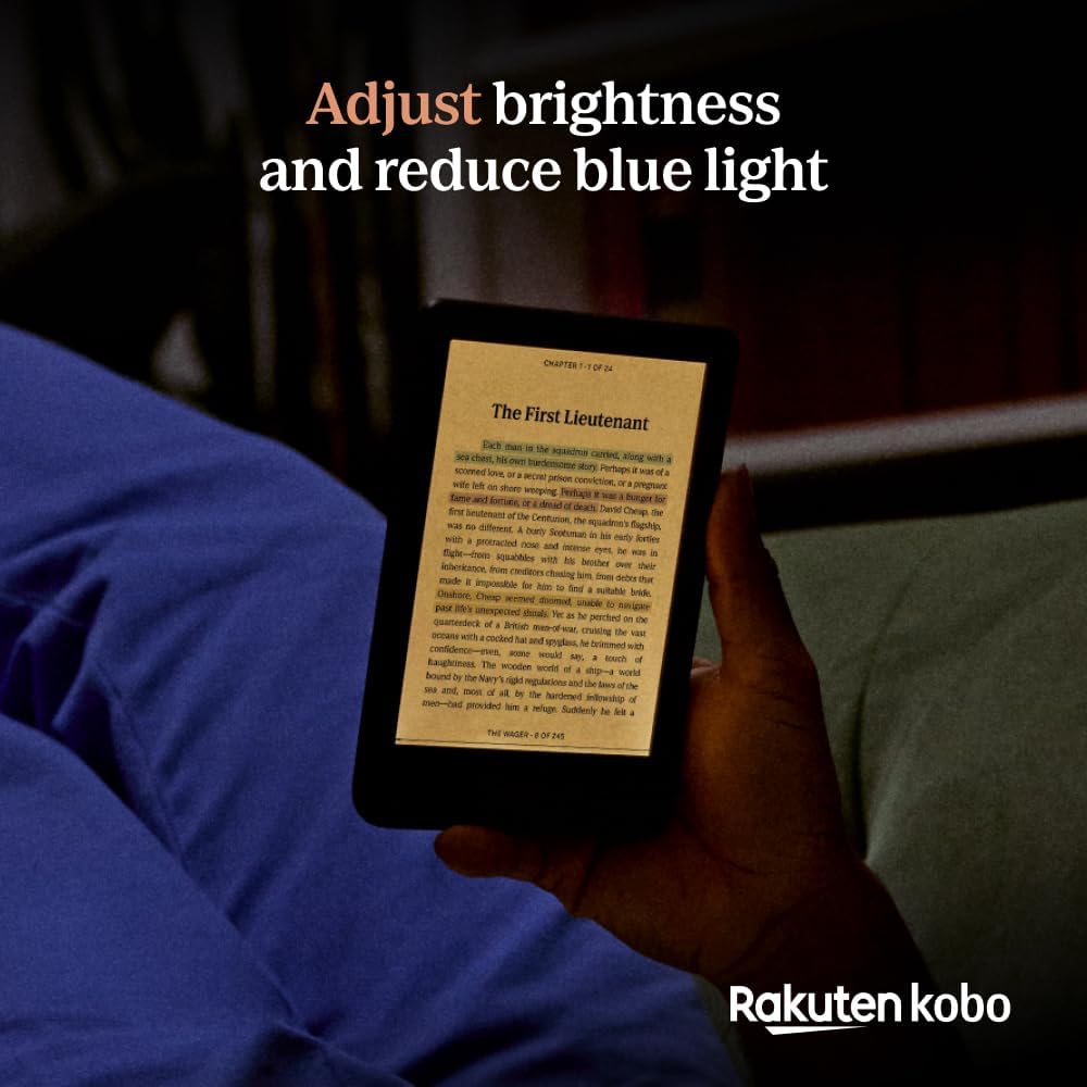 Kobo Clara Colour | Colour eReader | 6” Glare-Free Colour E Ink Kaleido™ 3 Display | Dark Mode Option | Waterproof | Audiobooks | 16GB of Storage | White - Image 5