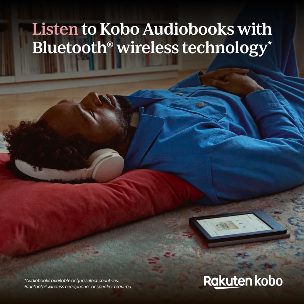 Kobo Clara Colour | Colour eReader | 6” Glare-Free Colour E Ink Kaleido™ 3 Display | Dark Mode Option | Waterproof | Audiobooks | 16GB of Storage | White - Image 9